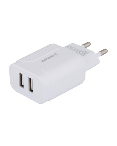 Сетевое Зарядное Устройство Borofone BA37A Type-C 2USB 2.4A