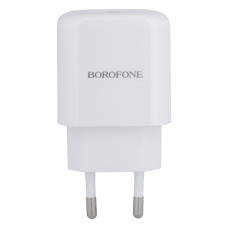 Сетевое Зарядное Устройство Borofone BN3 Premium PD 20W Type-C to Lightning QC3.0