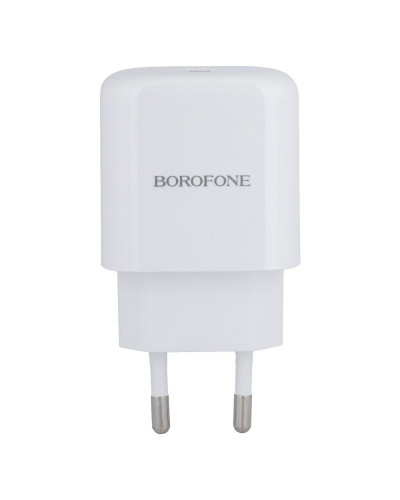 Сетевое Зарядное Устройство Borofone BN3 Premium PD 20W Type-C to Lightning QC3.0