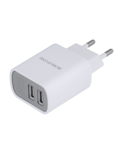 Сетевое Зарядное Устройство Borofone BA58A Digital Display 2USB 2.4A