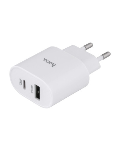 Сетевое Зарядное Устройство Hoco C95A Lineal PD 20W+QC3.0 Type-C to Lightning