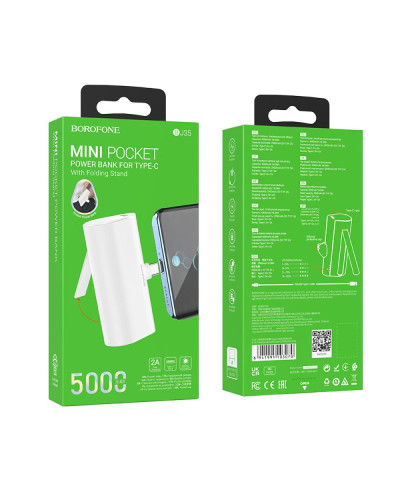 Power Bank Borofone BJ35 Pocket Type-C 5000mAh