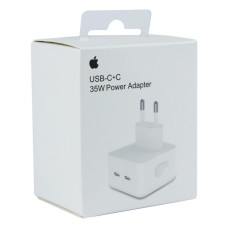 Сетевое Зарядное Устройство Apple Square Dual Type‑C PD25W+PD25W Total 50W 1:1