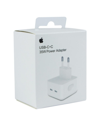 Сетевое Зарядное Устройство Apple Square Dual Type‑C PD25W+PD25W Total 50W 1:1