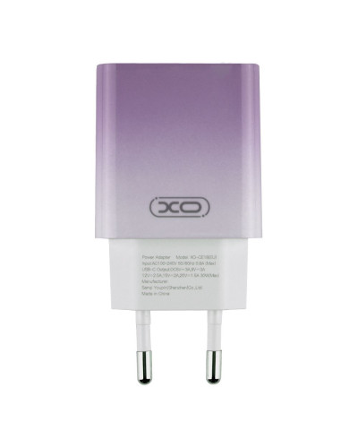 Сетевое Зарядное Устройство XO CE18 1Type-C PD/QC 30W