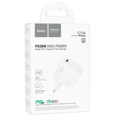 Сетевое Зарядное Устройство Hoco C112A Advantage PD30W Мятая упаковка