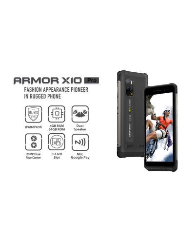 Смартфон Ulefone Armor X10 Pro 4/64GB Grey