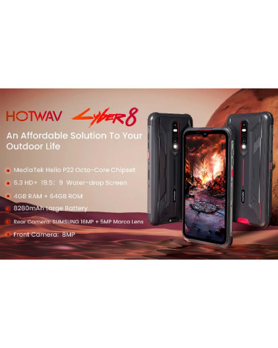 Смартфон Hotwav Cyber 8 4/64GB Black