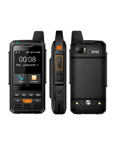 Uniwa F50 1/8Gb black. РАЦІЯ Zello, Android