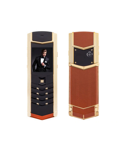 H-Mobile V1 (Hope V1) brown-gold. Vertu design