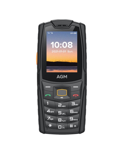 AGM M6 Black Russian Keyboard: Compact and Convenient.