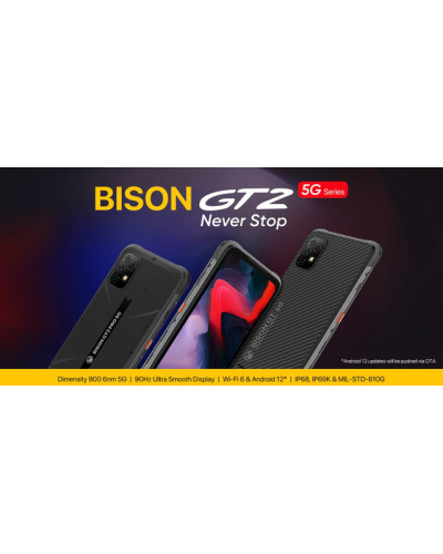Смартфон UMIDIGI Bison GT2 8/128GB Storm Grey