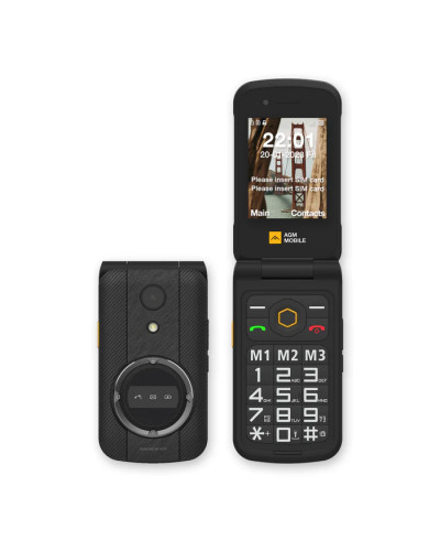AGM M8 Flip Russian keyboard