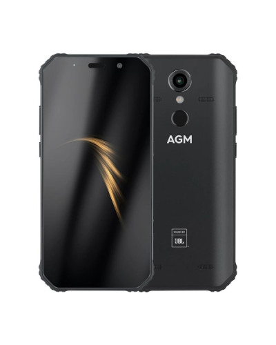 AGM A9: Robust Phone with 4/64GB Capacity in Black