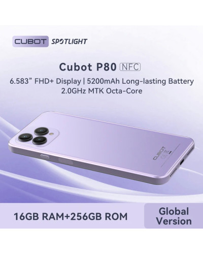 Cubot P80 8/256Gb purple