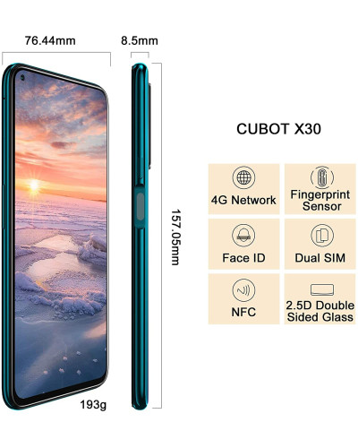 Cubot X30 6/128Gb green