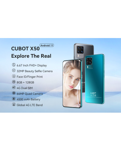 Cubot X50 8/128Gb green