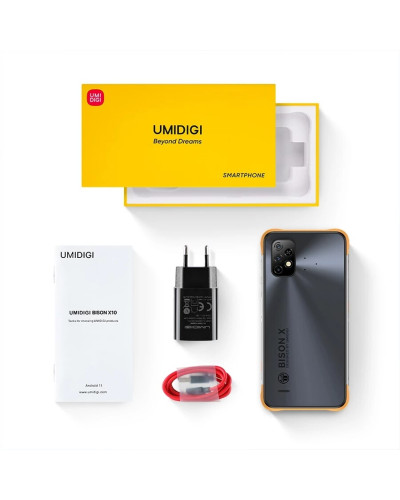 Смартфон UMIDIGI Bison X10 4/64GB Yellow