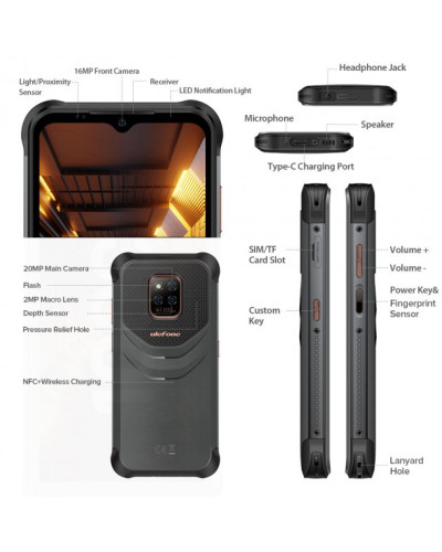 Смартфон Ulefone Power Armor 14 Pro 8/128GB Black