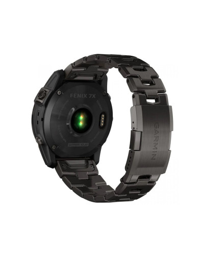 Смарт-годинник Garmin Fenix 7X Sapphire Solar C. Grey DLC Titanium w. Carbon Grey DLC Vented T. Band (010-02541-27)