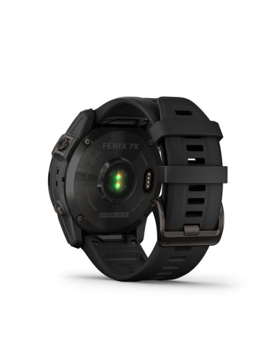 Смарт-годинник Garmin Fenix 7X Sapphire Solar Titanium w. Chestnut Leather Band (010-02541-19)