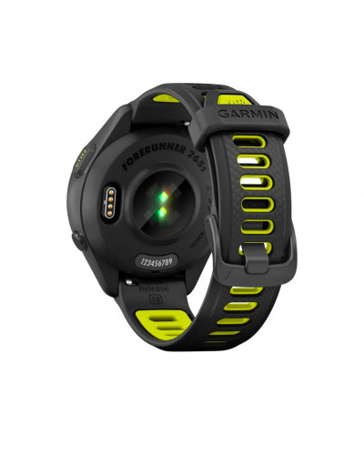 Смарт-годинник Garmin Forerunner 265S Black Bezel and Case w. Black/Amp Yellow S. Band (010-02810-03/13)