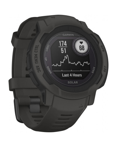 Смарт-годинник Garmin Instinct 2 Solar Graphite (010-02627-10)