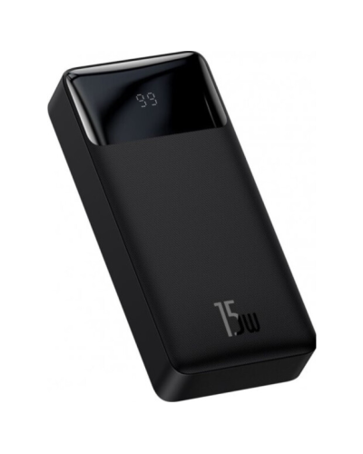 Зовнішній акумулятор (павербанк) Baseus Bipow Digital Display Powerbank 15W 30000mAh Black (PPDML-K01)