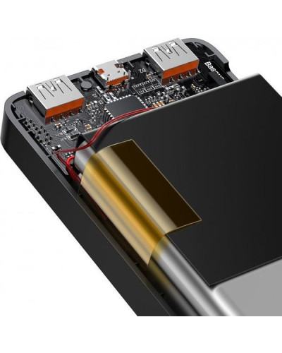 Зовнішній акумулятор (павербанк) Baseus Bipow Digital Display 20W 20000 mAh Black (PPDML-M01)