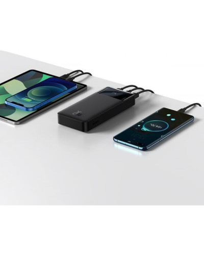 Зовнішній акумулятор (павербанк) Baseus Bipow Digital Display 20W 20000 mAh Black (PPDML-M01)