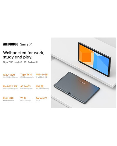 Alldocube Smile X 4G: Compact and Powerful 4/64Gb Black Device