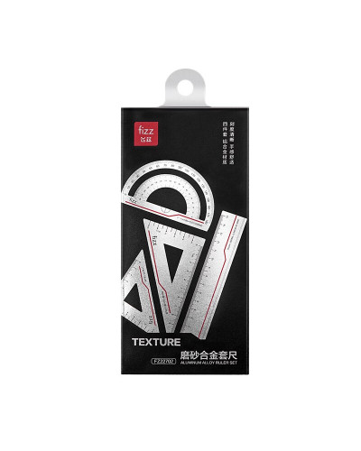 Xiaomi Канцелярський набір Fizz School Geometric Set FZ22702-R Red 4pcs/pack