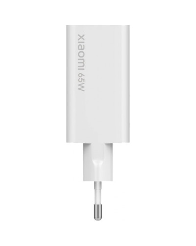Мережевий зарядний пристрій Xiaomi Mi 65W Fast Charger with GaN Tech Type-C White (BHR4499GL, AD65GEU)