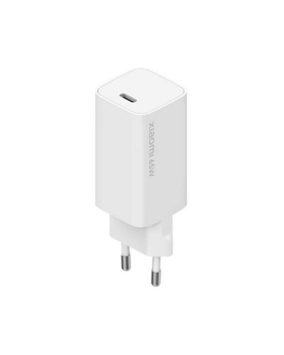 Мережевий зарядний пристрій Xiaomi Mi 65W Fast Charger with GaN Tech Type-C White (BHR4499GL, AD65GEU)