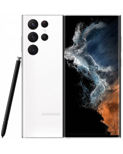 Samsung Galaxy S22 Ultra 5G (128GB) SM-S908U Phantom White