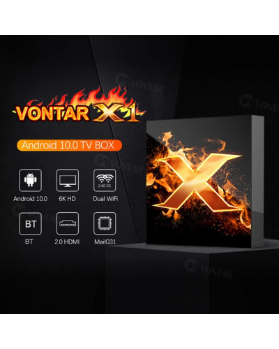 Відкрийте нові можливості з VONTAR X1: смарт ТБ приставка 4/32Gb