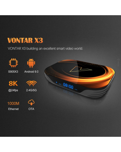 Вперед до майбутнього з VONTAR X3 Smart ТВ приставкою!