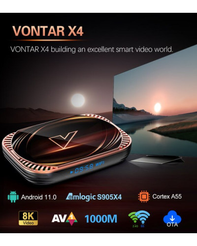 VONTAR X4 - Ідеальна Смарт ТБ приставка з 4/128Gb!