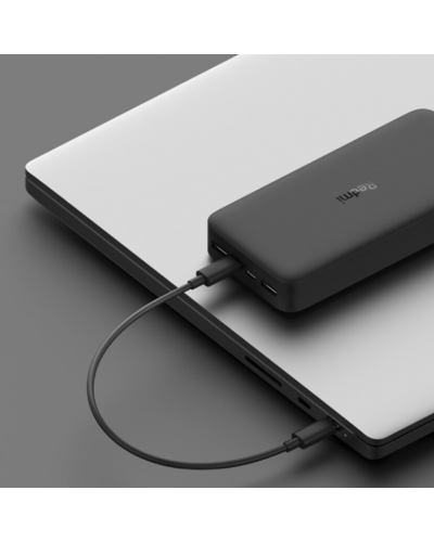 Зовнішній акумулятор (павербанк) Xiaomi Redmi Power Bank 20000mAh Black (VXN4304GL)